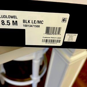 8.5 Ludlowel black leather front suede black back  over knee ALFANI. Wore 1x